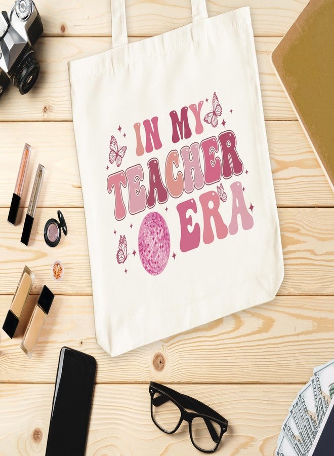 Levitatinyear Teacher Canvas Tote, Retro Tote, Teacher Appreciation Gift, Disco Themed Stuff, Retirement Gifts for Women, Shoulder Bag Gifts - 20 - Image 5